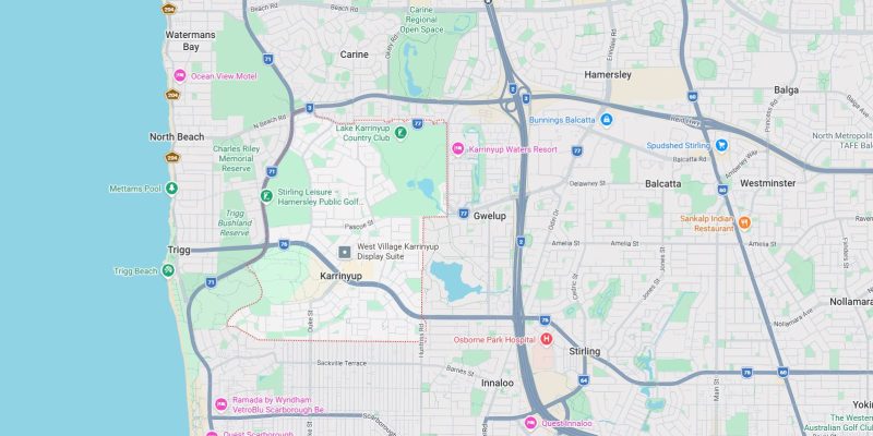 Karrinyup Map