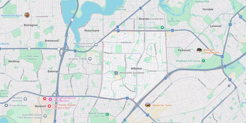 Willetton Map
